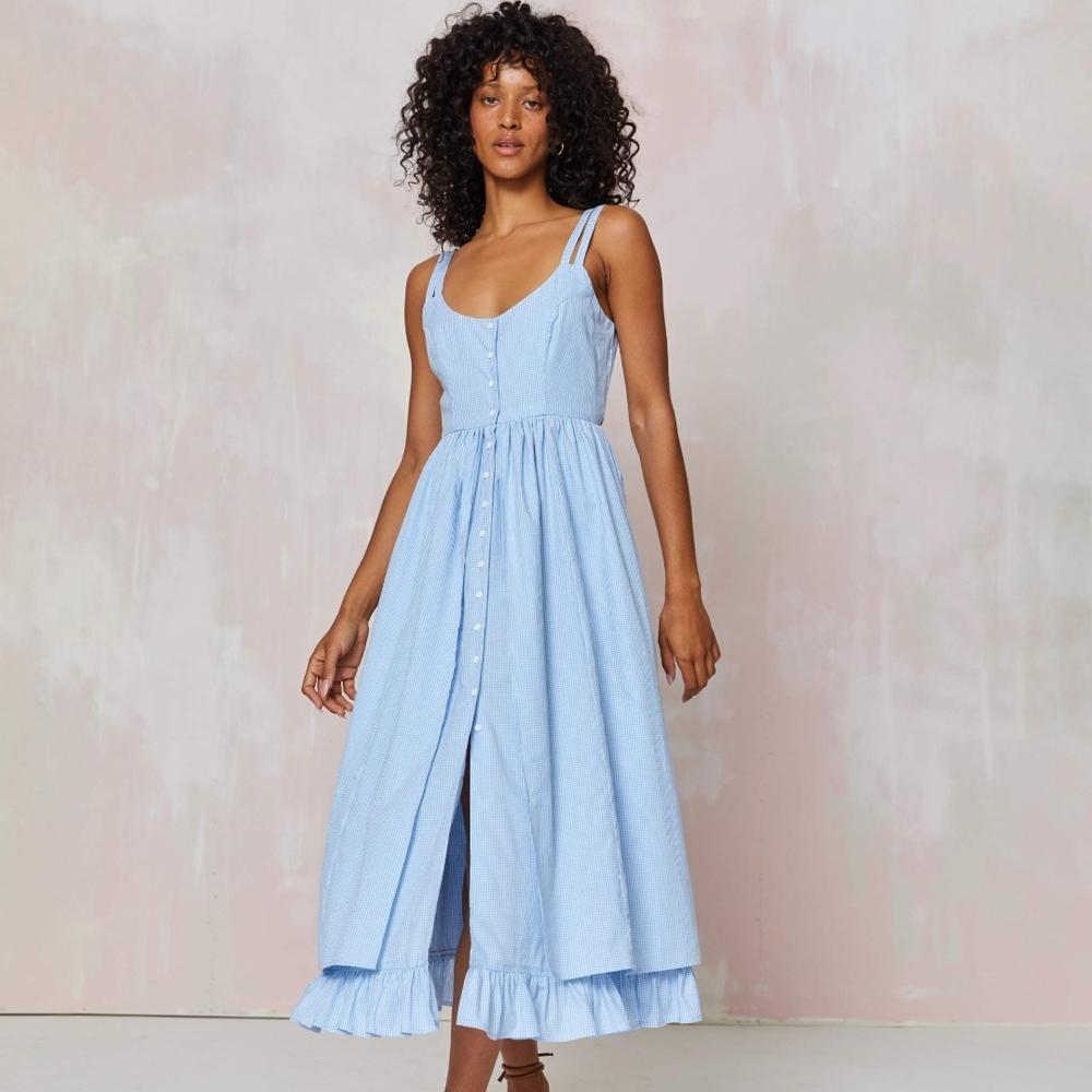 Christy Dawn Nicks Dress In Picnic Blues Size Small